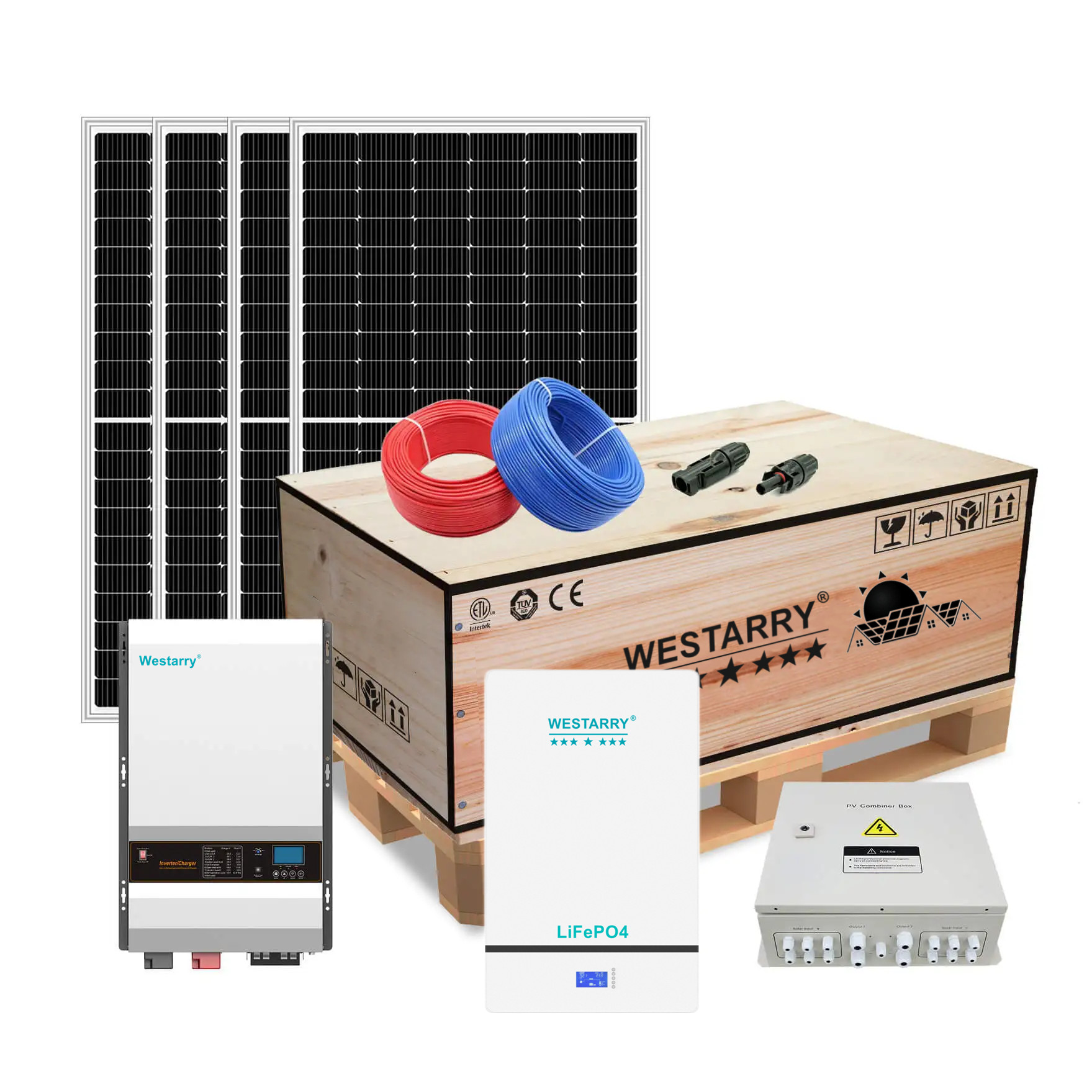 Westarry solar power system 5kw off-grid solar power system with easy installment