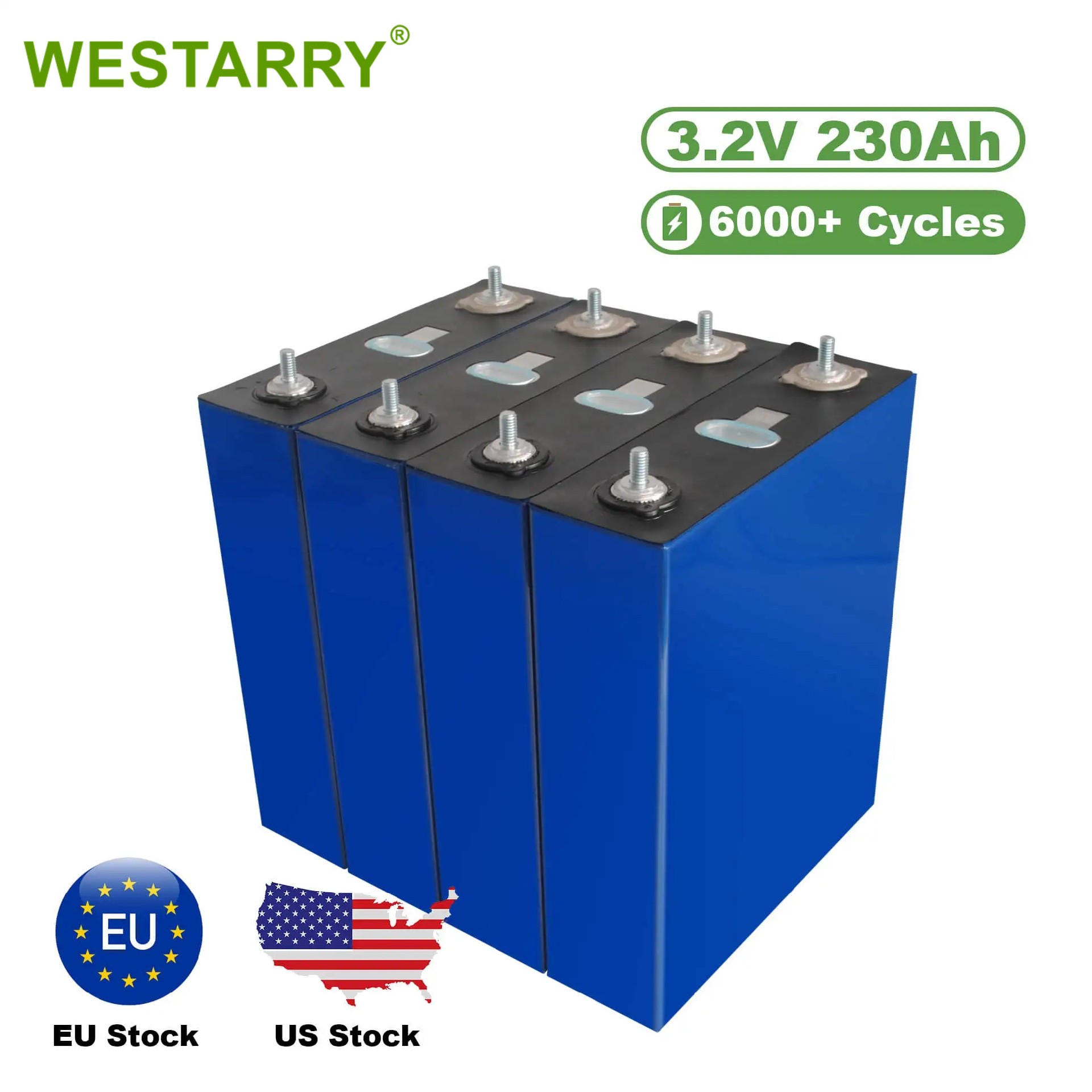 Westarry 3.2v 230ah Lithium Iron Phosphate Battery Cell Lifepo4 Battery For Solar Energy Storage