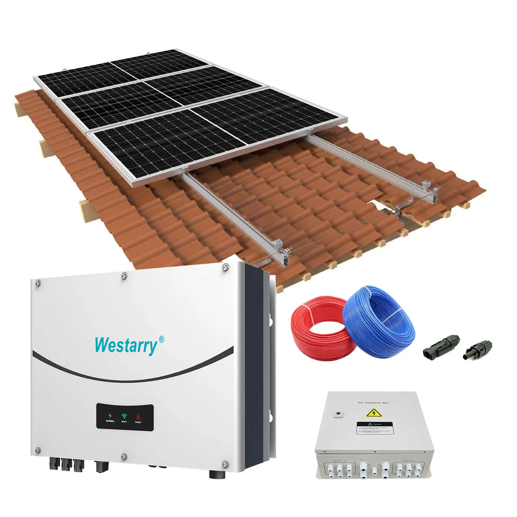 Westarry Home Solar Power System 15kw On Grid With Solar Panels Solar Energy System