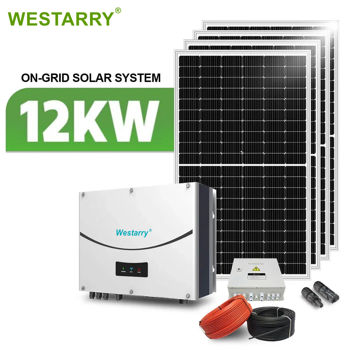 Westarry Home Solar Energy System 12kw Grid Solar System With 400w Solar Panel