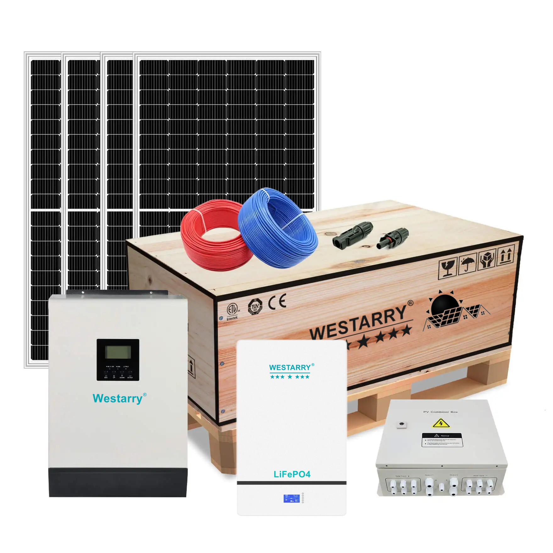 Westarry Complete Off Grid Home Solar System 30kw Solar Energy 450w Solar Panel