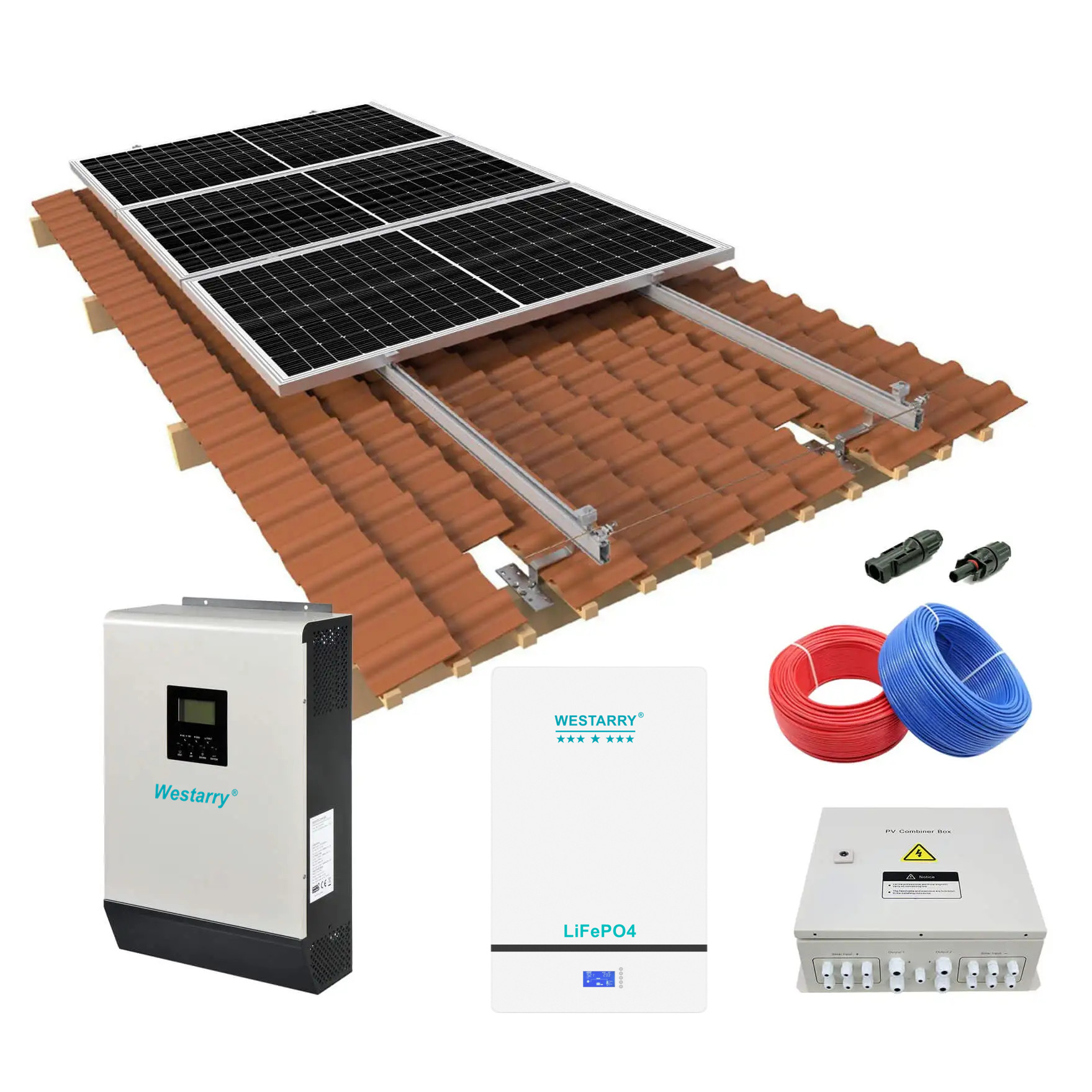 Westarry Complete Off Grid Home Solar System 30kw Solar Energy 450w Solar Panel