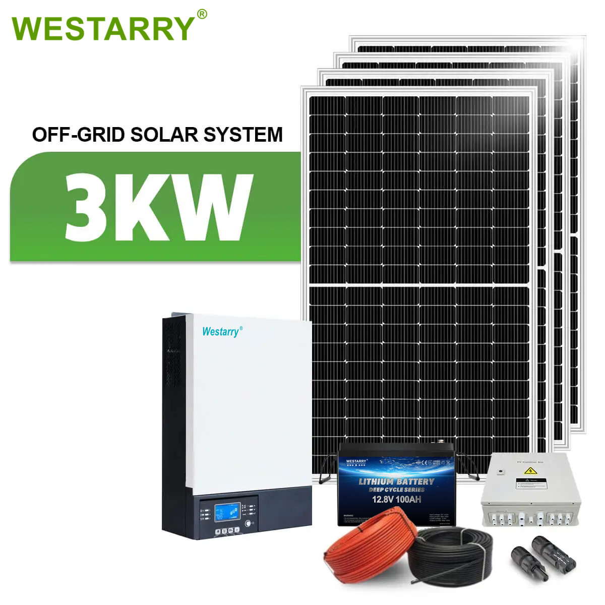 Westarry 3kw Off Grid Solar Kit Home Use Solar System For Power Generation