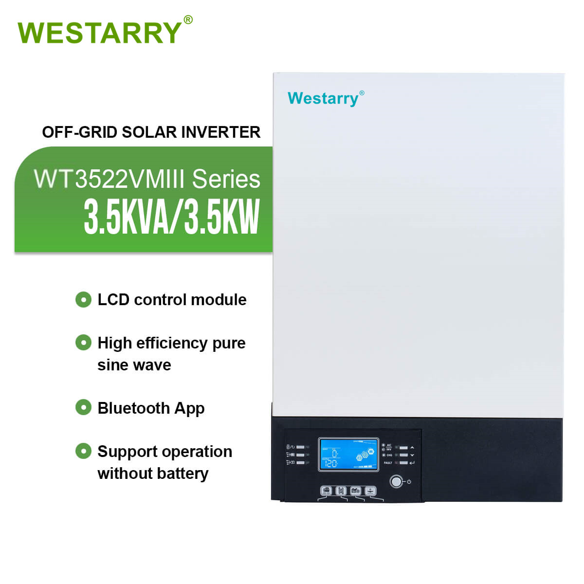 Westarry Solar Energy Inverter About 3.5kw Reverse Control Integrated Machine